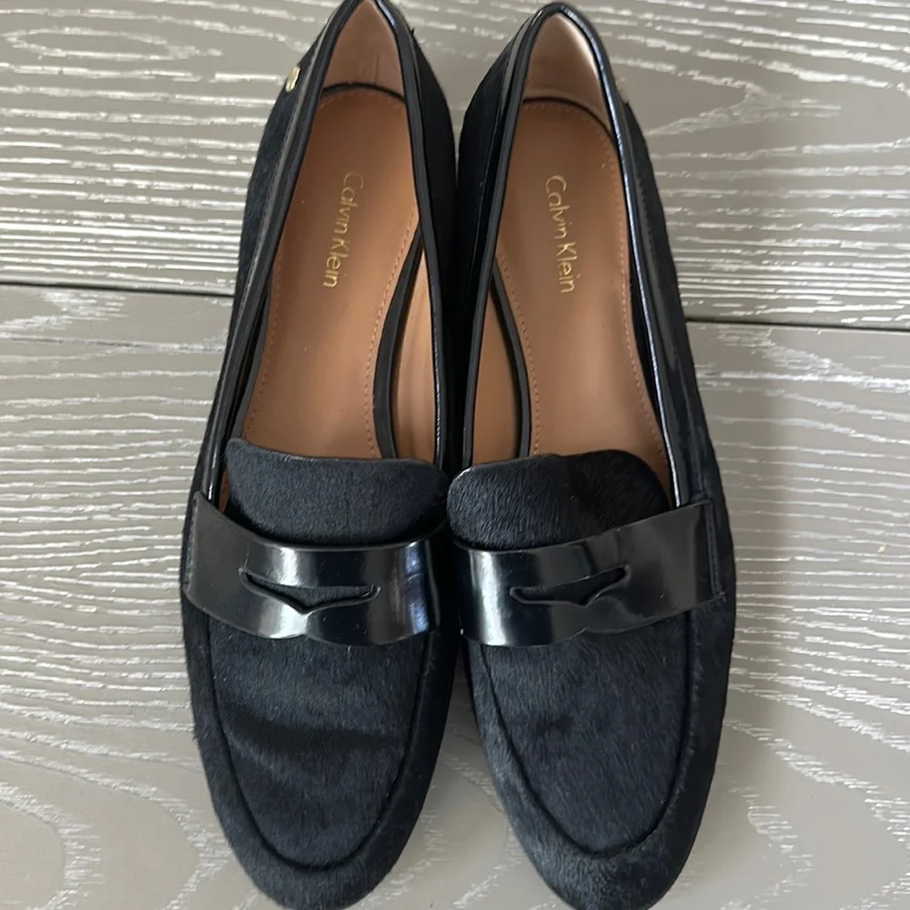 Calvin Klein Black Loafers - Picture 1 of 7
